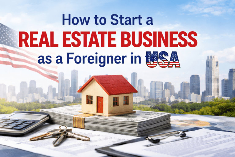 How to start a real estate business as a foreigner in the USA